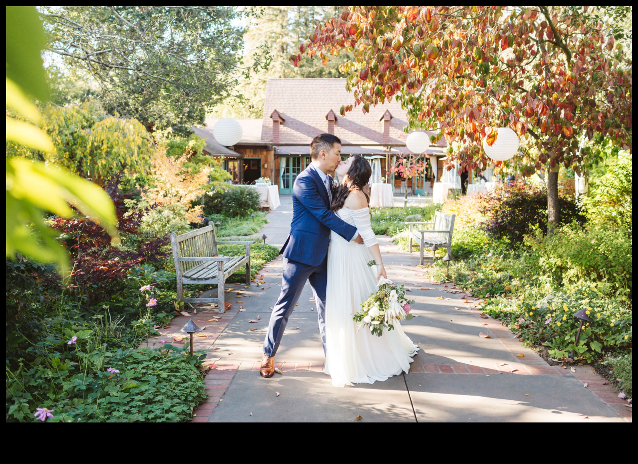 Πώς επηρεάζουν τα τοπία το σχεδιασμό των φωτογραφιών γάμου σε εξωτερικούς χώρους;