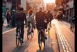 Cityscape Cyclists: Exploring Urban Spaces on Elegant Bicycles
